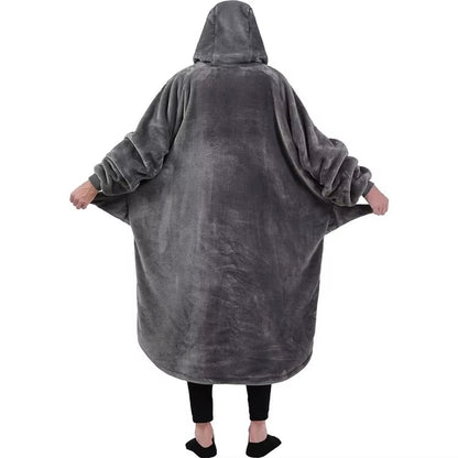 Onesies for Women Pajamas Wearable Blanket Hoodie Oversized Animal Warm Polyester Blanket